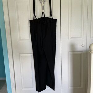 Men's black tuxedo pants, size 36